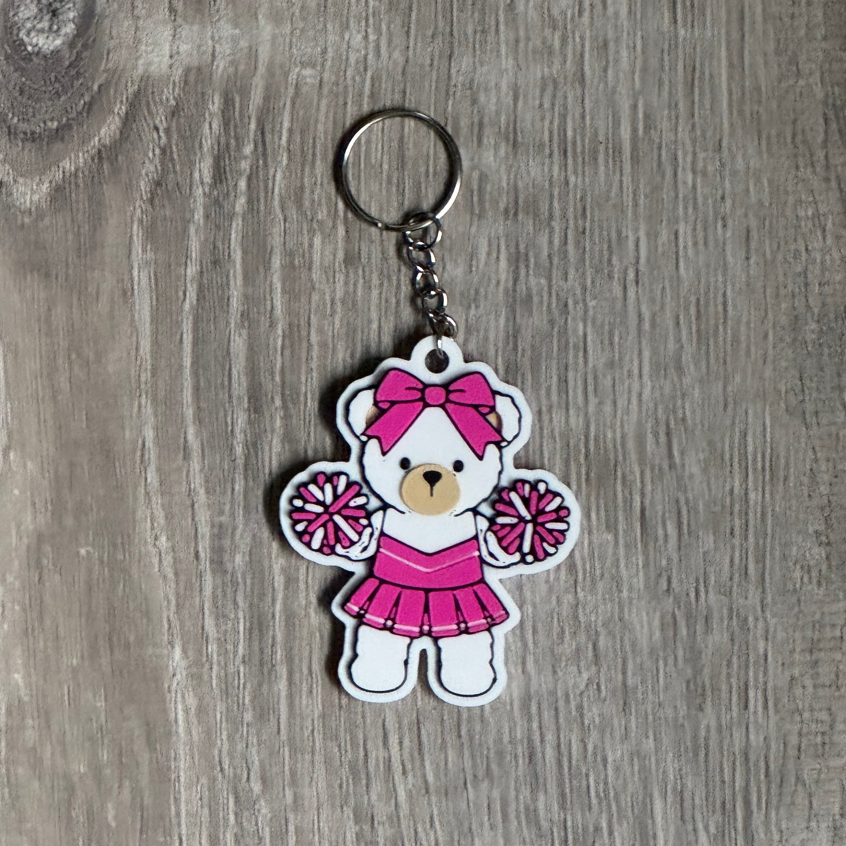 "Cheer Bear" Keychain