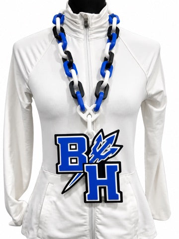 Brockport–Hamlin Jr. Blue Devils Hype Chain 3D printed necklace