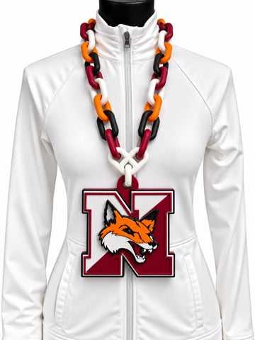 Newark Reds Hype Chain oversized 3D-printed fan necklace