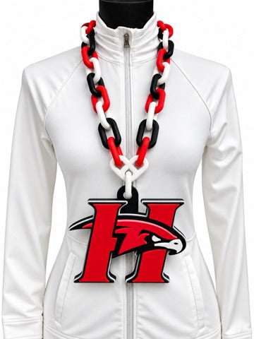 Holley Hawks Hype Chain oversized 3D-printed necklace