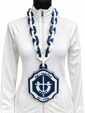 Our Lady of Mercy Monarchs Hype Chain 3D printed oversized chain necklace