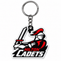 Hilton Cadets Keychain shown with metal split ring