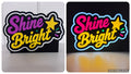 Shine Bright Cheer Lightbox side by side off and on